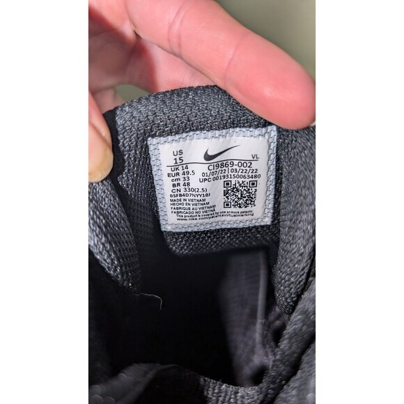 NIKE FORCE SAVAGE PRO 2 Cleats Mens 15 Black Oregan State Beavers - Picture 8 of 13